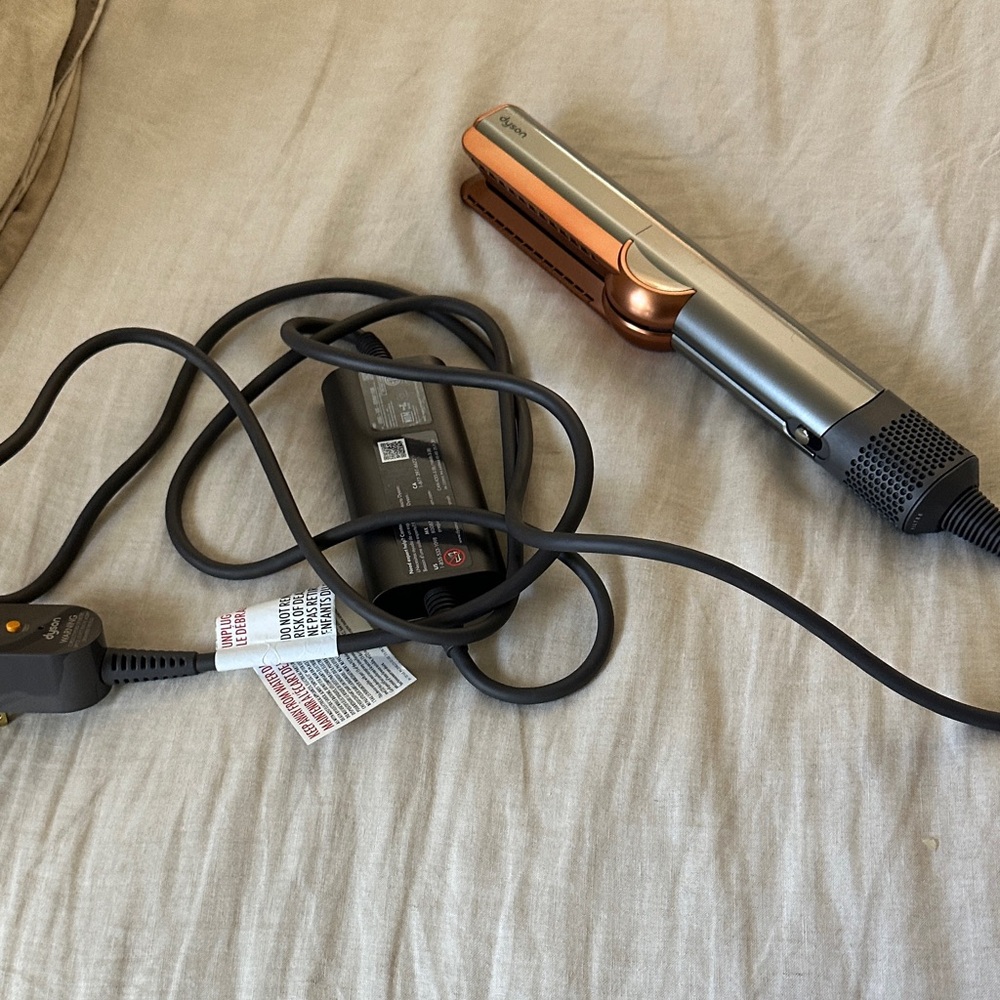 Dyson Silver and Copper Hair air Straightener